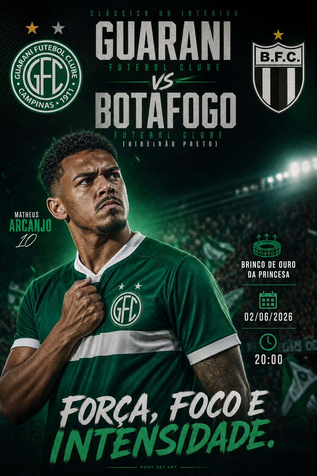 Arte Guarani x Botafogo SP