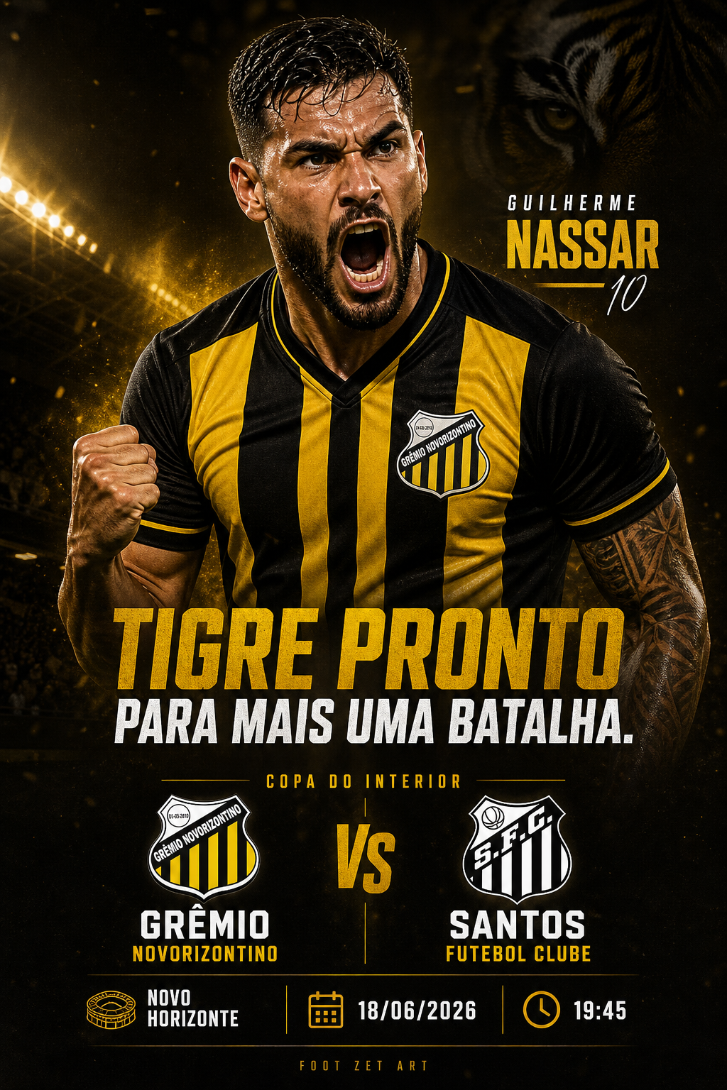 Arte Novorizontino x Santos